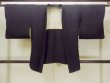 Photo1: O0902O Vintage Japanese kimono   Black HAORI short jacket for women / Silk. Cloud   (Grade B) (1)