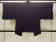 Photo2: O0902P Vintage Japanese kimono   Black HAORI short jacket for women / Silk.    (Grade B) (2)