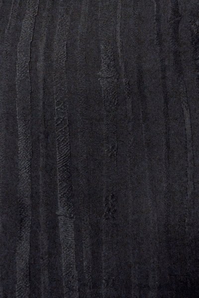 Photo6: O0902P Vintage Japanese kimono   Black HAORI short jacket for women / Silk.    (Grade B) (6)