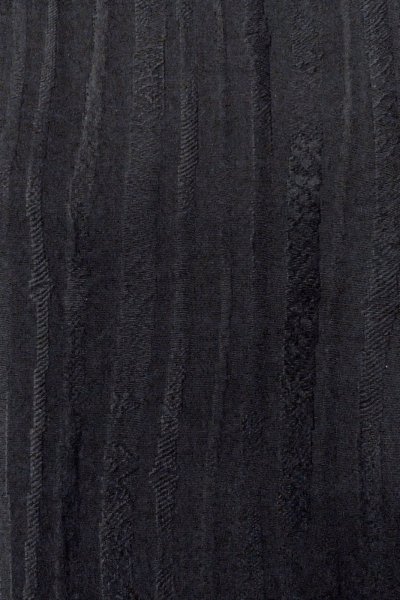 Photo7: O0902P Vintage Japanese kimono   Black HAORI short jacket for women / Silk.    (Grade B) (7)