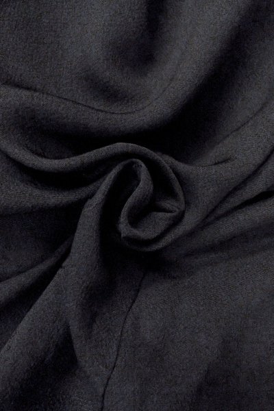 Photo12: O0902Q Vintage Japanese kimono   Black HAORI short jacket for women / Synthetic.  Base woven pattern : Lotus  (Grade B) (12)