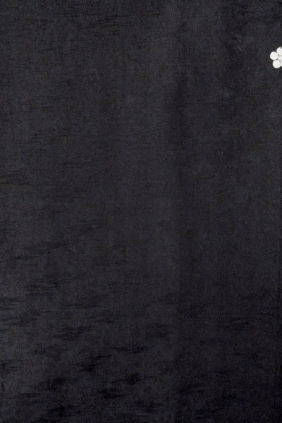 Photo4: O0902S Vintage Japanese kimono   Black HAORI short jacket for women / Silk.    (Grade B) (4)