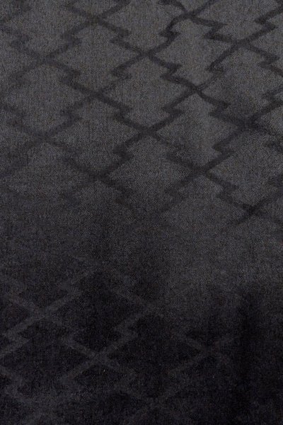 Photo6: O0902T Vintage Japanese kimono   Black HAORI short jacket for women / Silk.    (Grade D) (6)