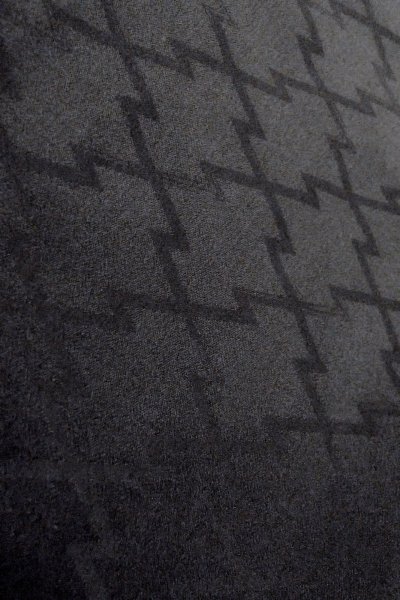 Photo8: O0902T Vintage Japanese kimono   Black HAORI short jacket for women / Silk.    (Grade D) (8)