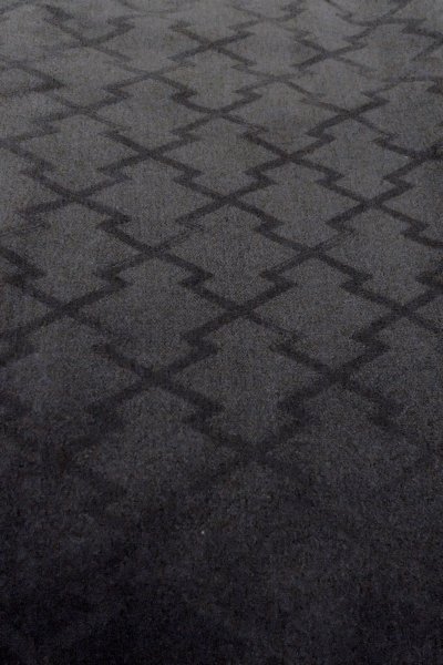 Photo9: O0902T Vintage Japanese kimono   Black HAORI short jacket for women / Silk.    (Grade D) (9)