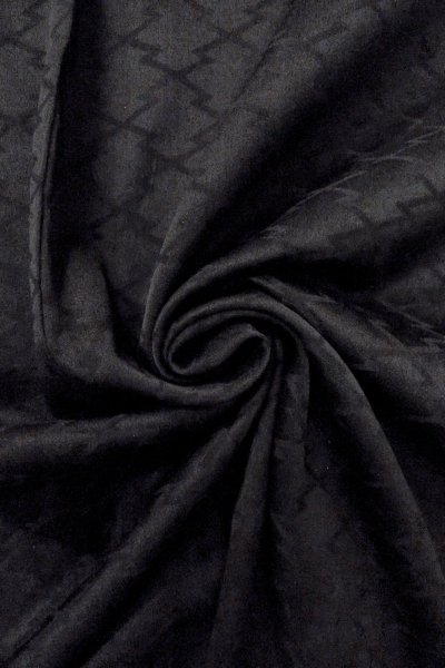 Photo11: O0902T Vintage Japanese kimono   Black HAORI short jacket for women / Silk.    (Grade D) (11)