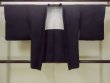 Photo1: Mint O0902U Vintage Japanese kimono   Black HAORI short jacket for women / Silk.    (Grade A) (1)
