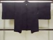 Photo2: Mint O0902U Vintage Japanese kimono   Black HAORI short jacket for women / Silk.    (Grade A) (2)