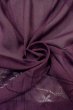 Photo13: Mint O0902W Vintage Japanese kimono  Dark Purple HAORI short jacket for women / Silk. MOMIJI maple leaf,   (Grade A) (13)