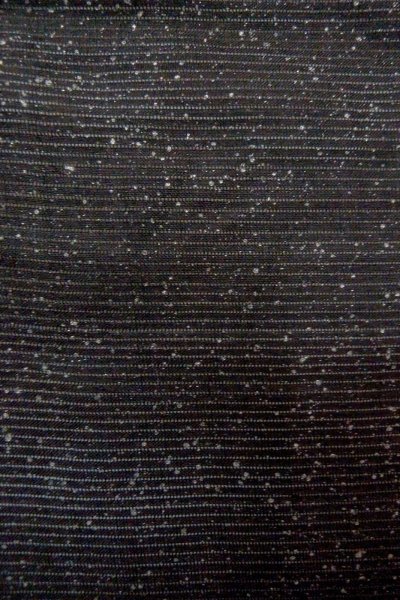 Photo6: O0902X Vintage Japanese kimono   Black HAORI short jacket for women / Silk. Dot   (Grade D) (6)