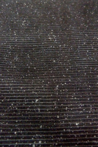 Photo8: O0902X Vintage Japanese kimono   Black HAORI short jacket for women / Silk. Dot   (Grade D) (8)