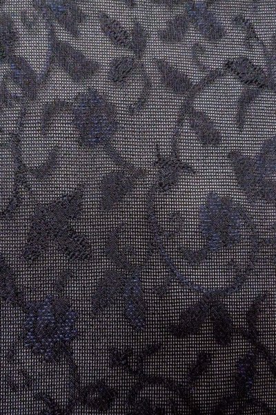 Photo7: Mint O0903C Vintage Japanese kimono   Black HAORI short jacket for women / Synthetic. Chinese flower,   (Grade A) (7)