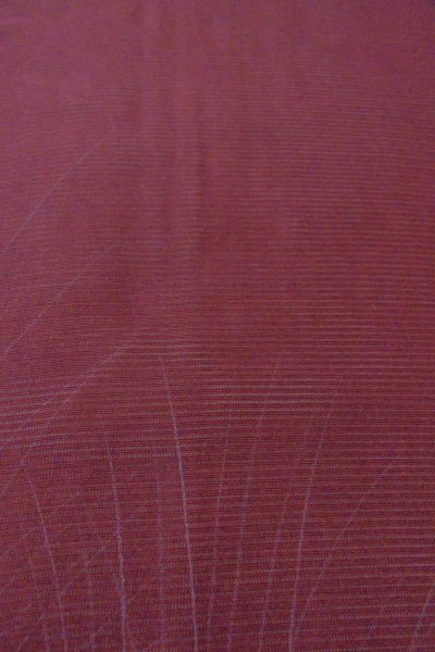 Photo9: O0903D Vintage Japanese kimono  Dark Purple HAORI short jacket for women / Silk. Stream,   (Grade D) (9)