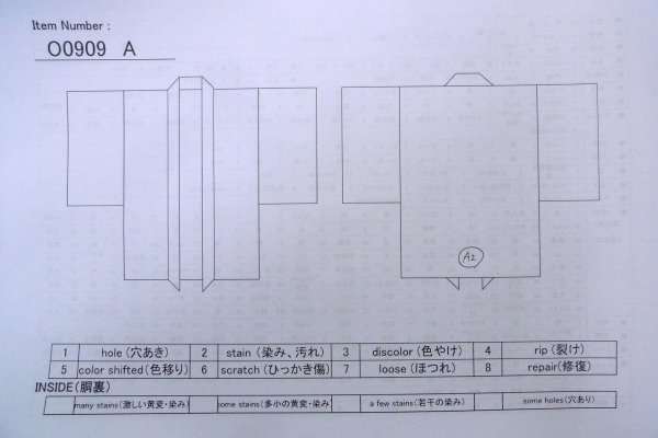 Photo11: O0909A Vintage Japanese kimono   Black HAORI short jacket for women / Silk. Stripes   (Grade B) (11)