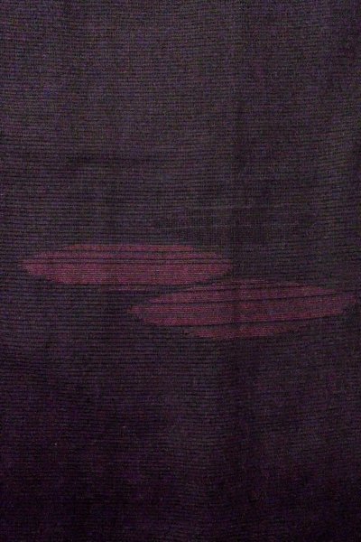 Photo4: O0909B Vintage Japanese kimono   Black HAORI short jacket for women / Silk. Stripes,   (Grade B) (4)