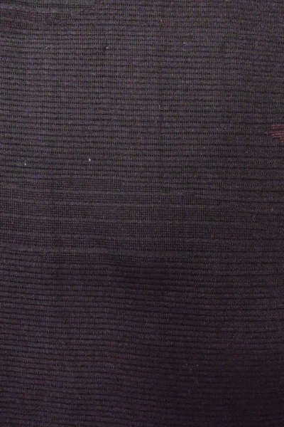 Photo5: O0909B Vintage Japanese kimono   Black HAORI short jacket for women / Silk. Stripes,   (Grade B) (5)