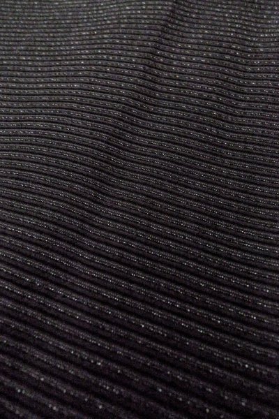 Photo9: Mint O0909E Vintage Japanese kimono   Black HAORI short jacket for women / Silk. Stripes   (Grade A) (9)