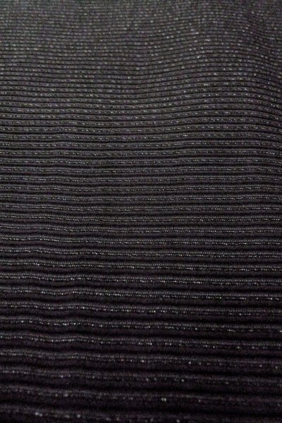 Photo10: Mint O0909E Vintage Japanese kimono   Black HAORI short jacket for women / Silk. Stripes   (Grade A) (10)