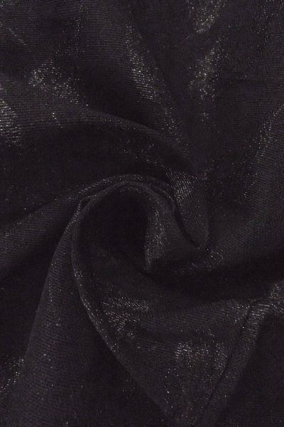 Photo11: Mint O0909F Vintage Japanese kimono   Black HAORI short jacket for women / Silk. Leaf   (Grade A) (11)