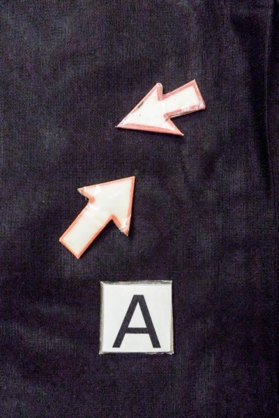 Photo14: O0909N Vintage Japanese kimono   Black HAORI short jacket for women / Silk. Autumn bellflower   (Grade D) (14)