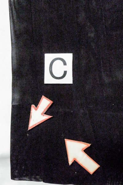 Photo16: O0909N Vintage Japanese kimono   Black HAORI short jacket for women / Silk. Autumn bellflower   (Grade D) (16)