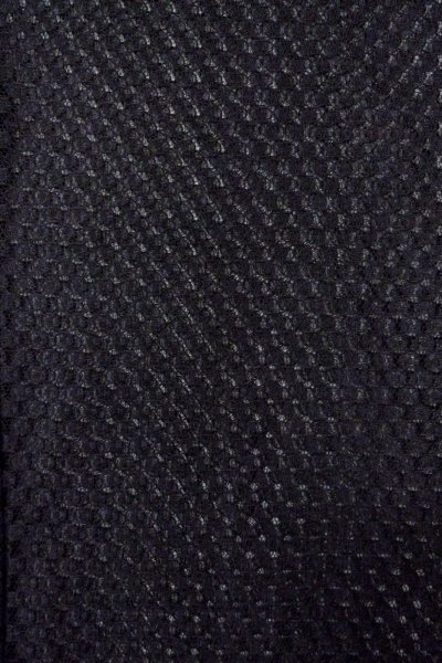 Photo5: Mint O0909O Vintage Japanese kimono   Black HAORI short jacket for women / Synthetic. Circle, Lace fabric  (Grade A) (5)