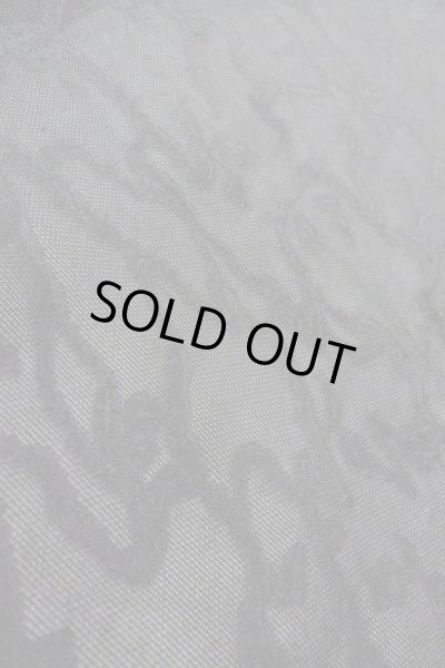 Photo9: Mint O0909R Vintage Japanese kimono   Black HAORI short jacket for women / Silk. Ivy   (Grade A) (9)