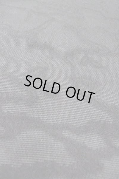 Photo11: Mint O0909R Vintage Japanese kimono   Black HAORI short jacket for women / Silk. Ivy   (Grade A) (11)