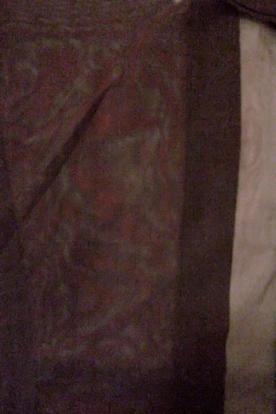 Photo3: Mint O0909T Vintage Japanese kimono   Black HAORI short jacket for women / Silk. Flower,   (Grade A) (3)