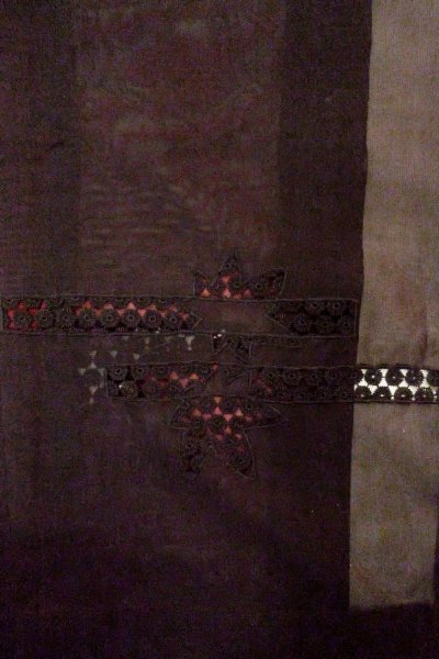 Photo4: Mint O0909T Vintage Japanese kimono   Black HAORI short jacket for women / Silk. Flower,   (Grade A) (4)