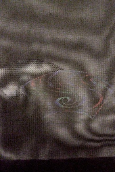 Photo5: Mint O0909U Vintage Japanese kimono   Black HAORI short jacket for women / Silk. Stream,   (Grade A) (5)