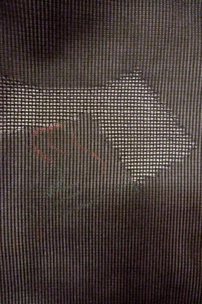 Photo7: Mint O0909U Vintage Japanese kimono   Black HAORI short jacket for women / Silk. Stream,   (Grade A) (7)