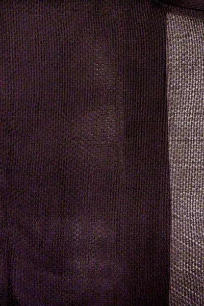 Photo3: Mint O0909X Vintage Japanese kimono  Dark Purple HAORI short jacket for women / Silk. Geometrical pattern   (Grade A) (3)