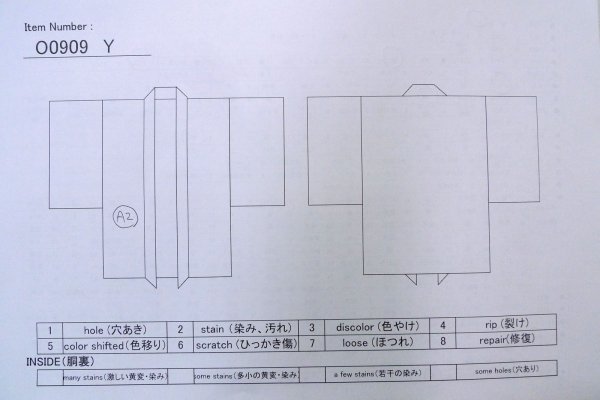 Photo12: O0909Y Vintage Japanese kimono   Black HAORI short jacket for women / Silk.    (Grade B) (12)