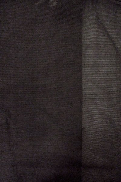 Photo3: O0910B Vintage Japanese kimono   Black HAORI short jacket for women / Silk. Geometrical pattern   (Grade A) (3)