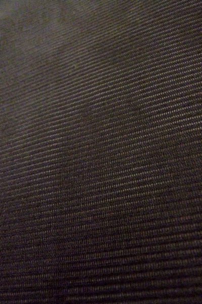 Photo10: O0910B Vintage Japanese kimono   Black HAORI short jacket for women / Silk. Geometrical pattern   (Grade A) (10)