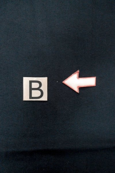 Photo13: O0910C Vintage Japanese kimono   Black HAORI short jacket for women / Silk.    (Grade B) (13)