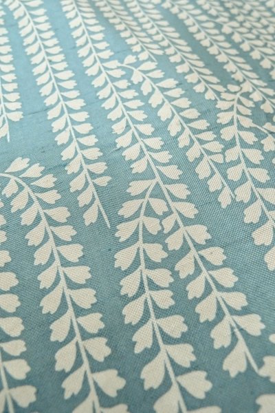 Photo10: O1002A Vintage Japanese kimono Grayish Light Blue HITOE unlined for women / Silk. Japanese wisteria (Grade C) (10)