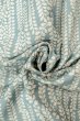 Photo11: O1002A Vintage Japanese kimono Grayish Light Blue HITOE unlined for women / Silk. Japanese wisteria (Grade C) (11)