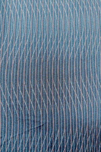 Photo6: O1002B Vintage Japanese kimono Grayish Blue HITOE unlined for women / Silk. Stripes (Grade B) (6)