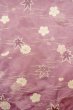 Photo3: O1002D Vintage Japanese kimono Wisteria KOMON dyed for women / Synthetic. Chrysanthemum (Grade C) (3)