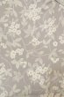 Photo3: O1002H Vintage Japanese kimono Pale Grayish Wisteria KOMON dyed for women / Silk. Flower (Grade C) (3)