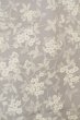 Photo4: O1002H Vintage Japanese kimono Pale Grayish Wisteria KOMON dyed for women / Silk. Flower (Grade C) (4)