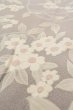 Photo8: O1002H Vintage Japanese kimono Pale Grayish Wisteria KOMON dyed for women / Silk. Flower (Grade C) (8)