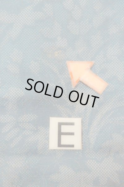 Photo18: O1002J Vintage Japanese kimono Dark Grayish Light Blue TSUMUGI pongee for women / Silk. Flower (Grade D) (18)