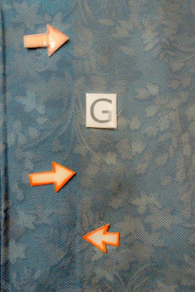 Photo20: O1002J Vintage Japanese kimono Dark Grayish Light Blue TSUMUGI pongee for women / Silk. Flower (Grade D) (20)