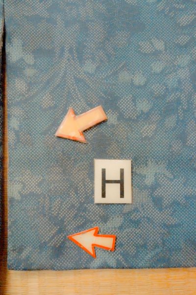 Photo21: O1002J Vintage Japanese kimono Dark Grayish Light Blue TSUMUGI pongee for women / Silk. Flower (Grade D) (21)