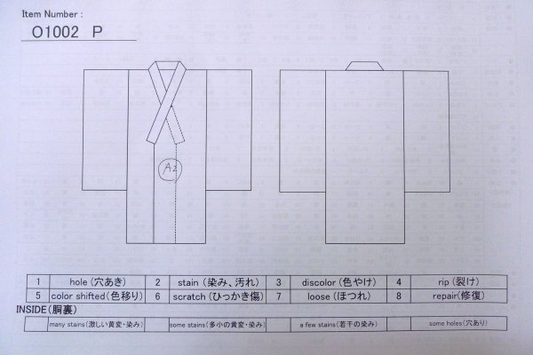 Photo13: O1002P Vintage Japanese kimono Black ORI woven for women / Silk. Chinese flower, The lining has holes or rips. (Grade B) (13)