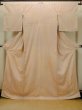Photo1: O1002R Vintage Japanese kimono Pale Light Pink IROMUJI plain colored for women / Silk. (Grade C) (1)