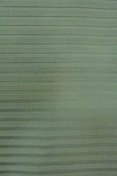 Photo6: O1002S Vintage Japanese kimono Light Grayish Green IROMUJI plain colored for women / Silk., There are some patterns on the lining. (Grade C) (6)